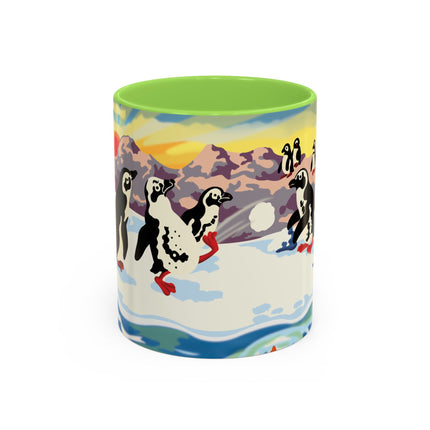Snowball Shenanigans Colorful Mugs (11oz, 15oz)