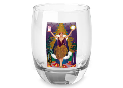 Countdown to Christmas Elegance Whiskey Glass