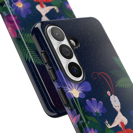 🌺✨ The Lady Of The Starlit Enchanted Garden Phone Case – Art Deco Floral Fantasy