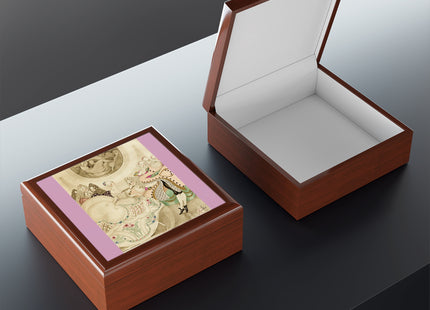 Sur talons rouges (On Red Heels) pl 01 by Gerda Wegener Jewelry Box
