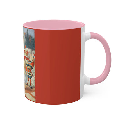 Off with her head! Off with— by Sir John Tenniel Colorful Mugs, 11oz