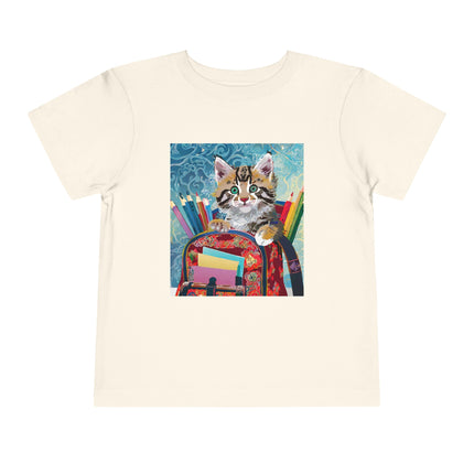 Whiskered Wanderings Toddler Short Sleeve Tee