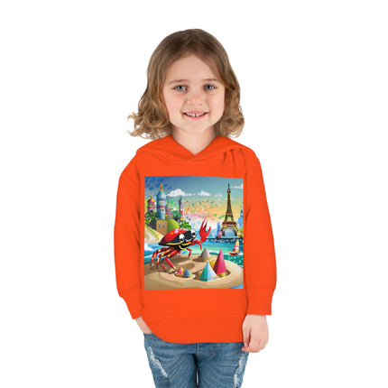 Crab Architect Toddler Pullover Fleece Hoodie