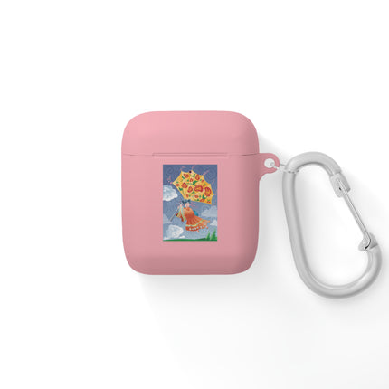 Blossoms In Flight – Whimsical Sky Adventure AirPods Case