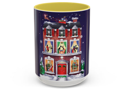 A Christmas Eve Celebration Colorful Mugs (11oz, 15oz)