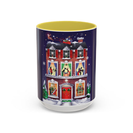 A Christmas Eve Celebration Colorful Mugs (11oz, 15oz)