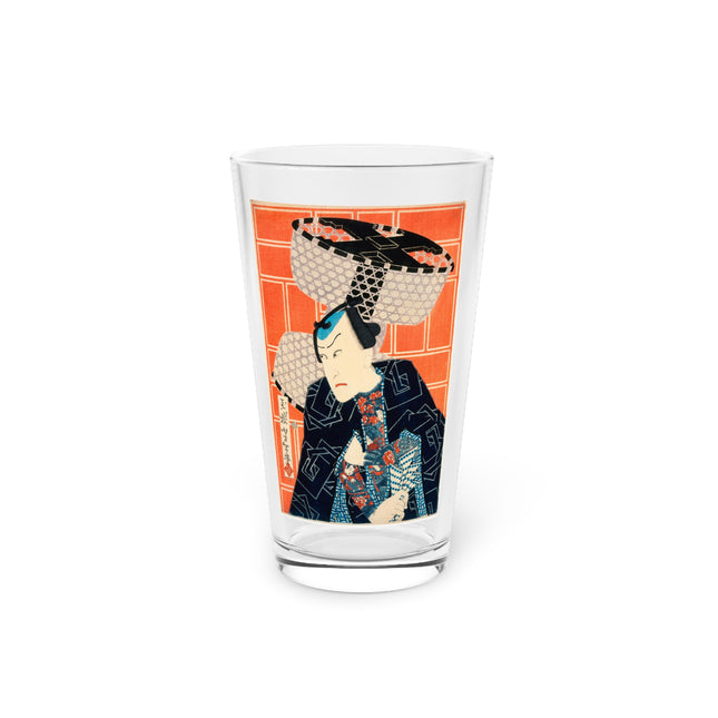 The Actor Kawarasaki Gonjūrō for a Fire Troupe by Tsukioka Yoshitoshi Glass, 16oz