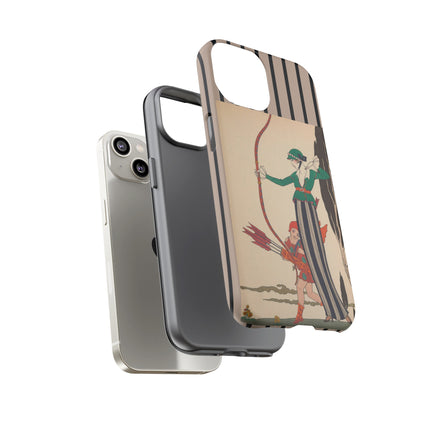 L'Arc Rouge by George Barbier Phone Cases