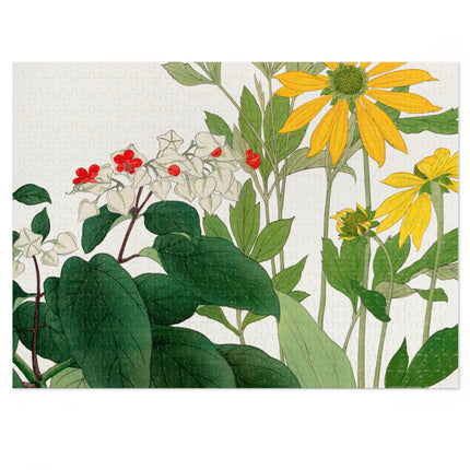 Clerodendrum & Rudbeckia by Tanigami Kônan Jigsaw Puzzle (30, 110, 252, 500-Piece)