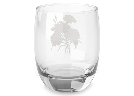 Carnation botanical illustration by Pierre-Joseph Redouté Whiskey Glass
