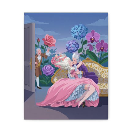🌹💜 The Secret Embrace Placemat – Art Deco Floral Romance