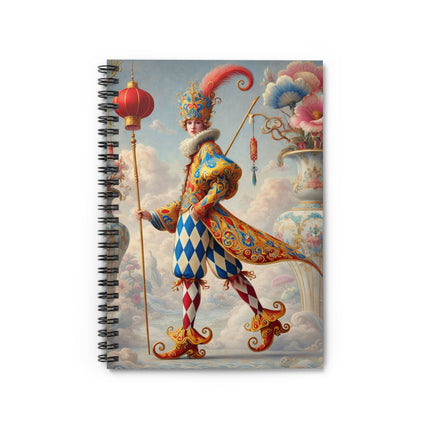 The Ornamental Jester Spiral Notebook - Ruled Line