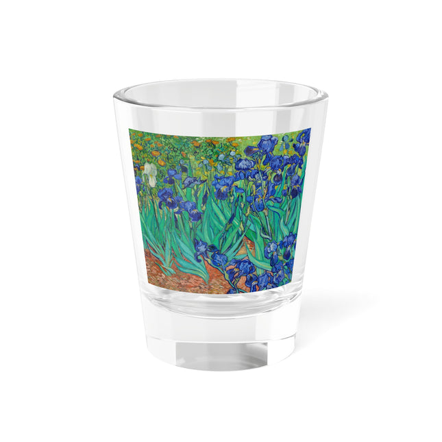 Irises by Vincent Van Gogh Shot Glass, 1.5oz