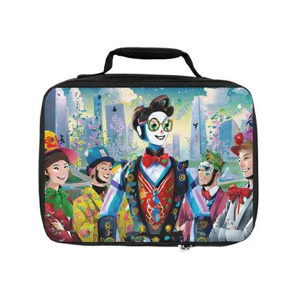Cyber Punk Robots Lunch Bag