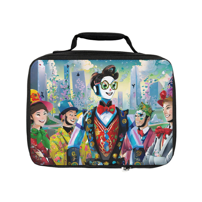 Cyber Punk Robots Lunch Bag