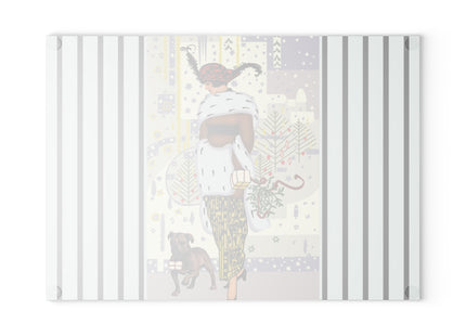 Wrapped in Elegance Glass Cutting Board