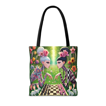 The Spring Gambit: A Fairy’s Move Tote Bag – Whimsical Chess & Spring Magic
