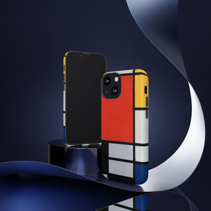 Composition with Red, Yellow, Blue, and Black by Piet Mondrian Phone Cases