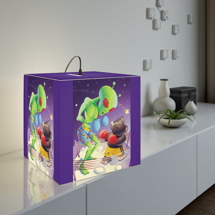 Cosmic Clash Light Cube Lamp
