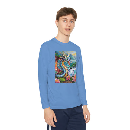 Wisdom's Guardian Youth Long Sleeve Competitor Tee – Dragon Magic & Ancient Wisdom