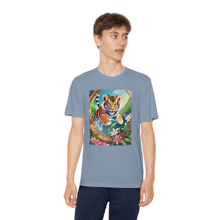 Majestic Tiger Cub Youth Competitor Tee – Courage, Adventure & Fiery Spirit