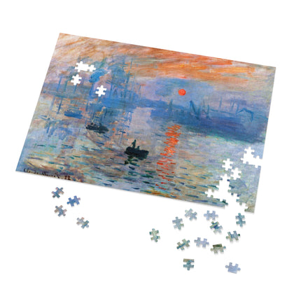 Sunrise by Claude Monet Puzzle (30, 110, 252, 500-Piece)