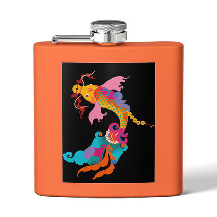 Golden Koi Flask – Lucky Swim & Vibrant Fortune