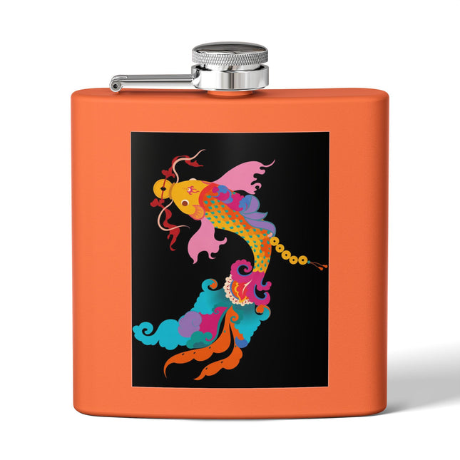 Golden Koi Flask – Lucky Swim & Vibrant Fortune