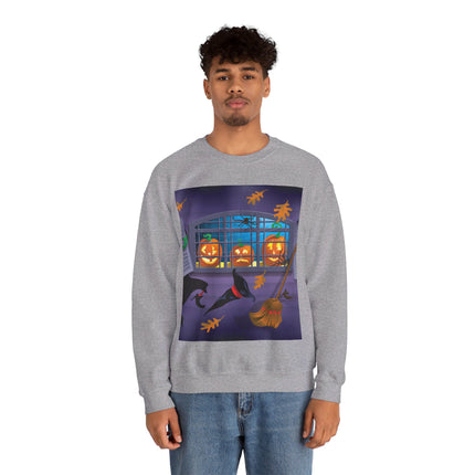 Whimsical Halloween Mischief Unisex Heavy Blend™ Crewneck Sweatshirt