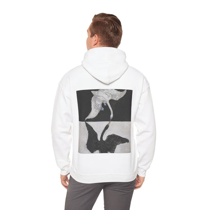 The Swan by Hilma af Klint Heavy Blend™ Hooded Sweatshirt