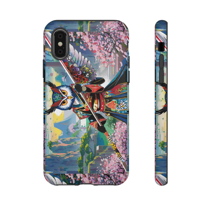 Cyberpunk Samurai Owl Phone Cases