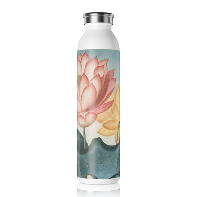 The Sacred Egyptian Lotus by Robert John Thornton Slim Water Bottle