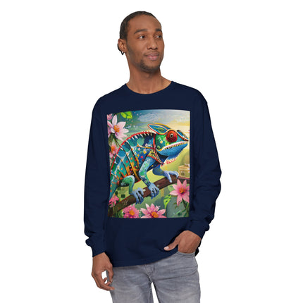 Camouflage Chameleon Long Sleeve T-Shirt