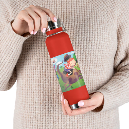 Rip-Roaring Fun Copper Vacuum Insulated Bottle, 22oz