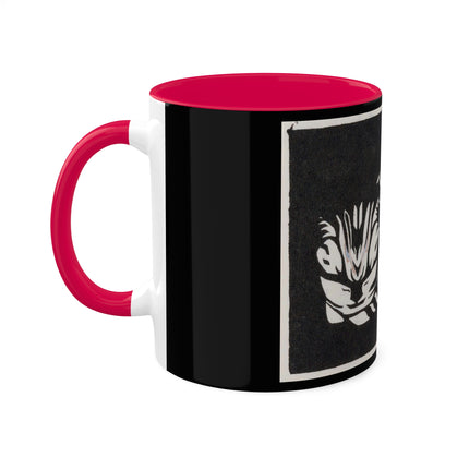 December (Cat Lying) by Anna Julia de Graag Colorful Mugs, 11oz