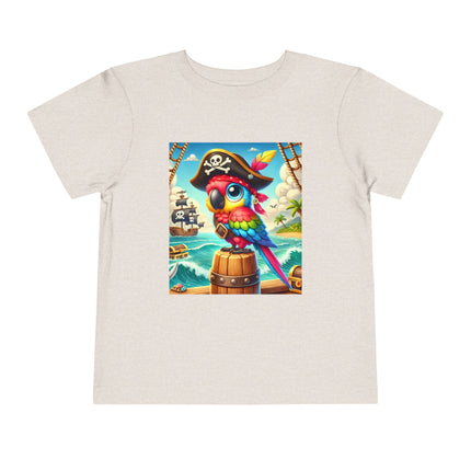 Captain Parrot and the Treasure Seas Toddler Short Sleeve Tee