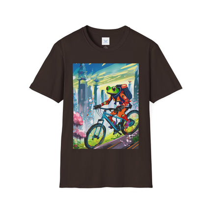 Cyberpunk Frog Softstyle T-Shirt