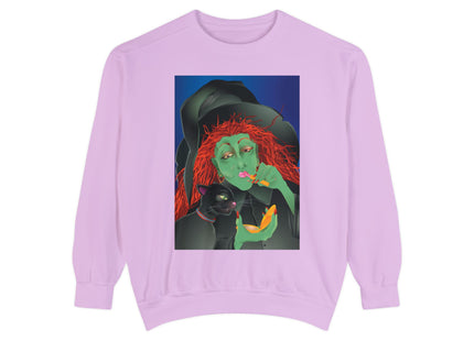 Mirror, Mirror A Witch's Touch Unisex Garment-Dyed Sweatshirt