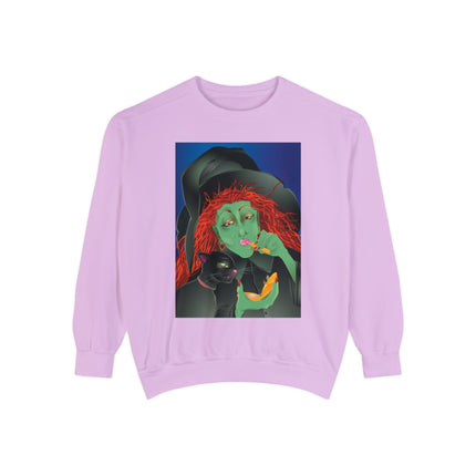 Mirror, Mirror A Witch's Touch Unisex Garment-Dyed Sweatshirt