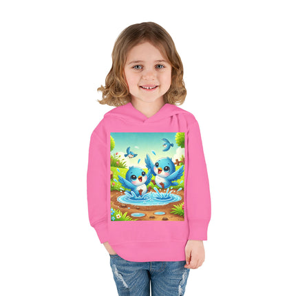 Bluebird Playtime Toddler Pullover Fleece Hoodie