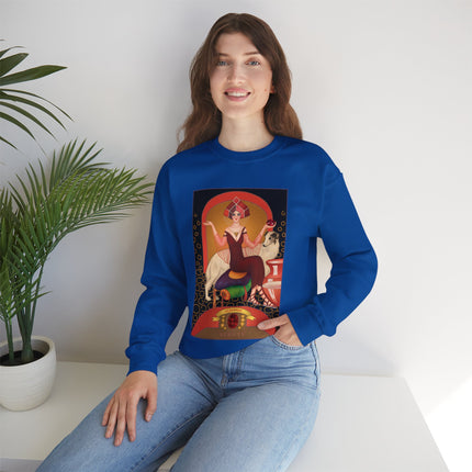 January & Garnet (from the Gem Series) by Sofia Chiostri Heavy Blend™ Crewneck Sweatshirt