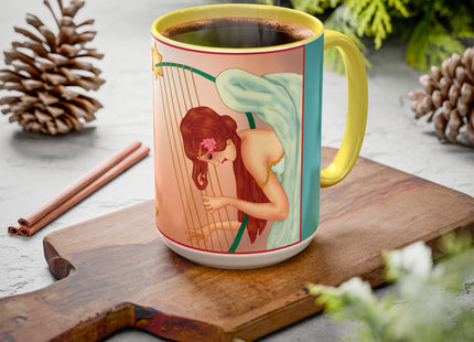 Heavenly Angel Duet Colorful Mugs (11oz, 15oz)