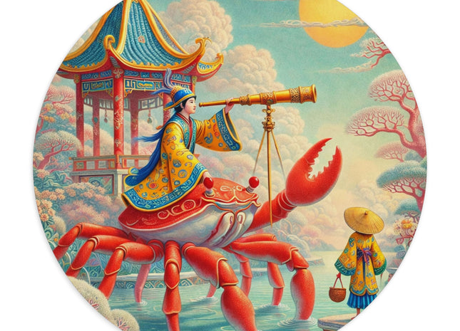 The Celestial Crab Navigator Mouse Pad
