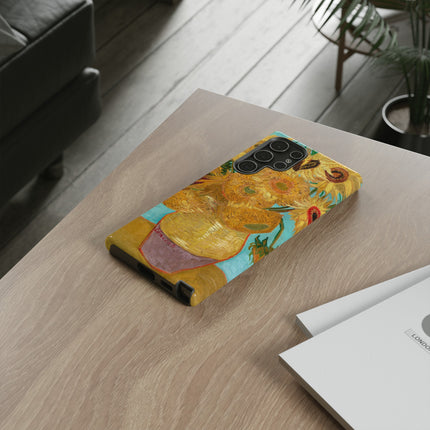 Vase with Twelve Sunflowers by Vincent Van Gogh Phone Cases