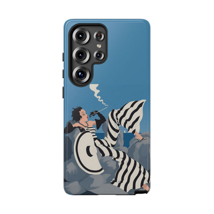 Art Deco Smoker Phone Case – Glamorous Lounging & Timeless Allure