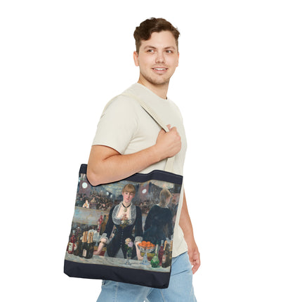 A Bar at the Folies-Bergère by Edouard Manet Tote Bag (AOP)