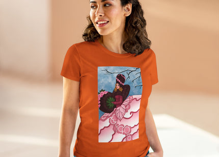 Winter Rose Empress Women's Midweight Cotton Tee