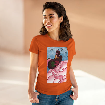 Winter Rose Empress Women's Midweight Cotton Tee