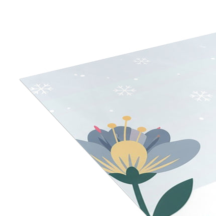 🌹❄️ The Lady Of The Winter Rose Greeting Card – Art Deco Holiday Elegance