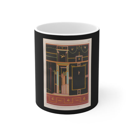 Pompeii Walls Pl.04 by Victor Steeger Ceramic Mug 11oz